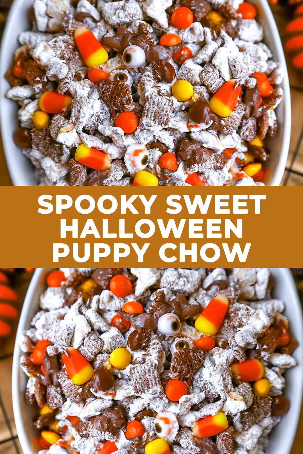Spooky Sweet Halloween Puppy Chow Recipe