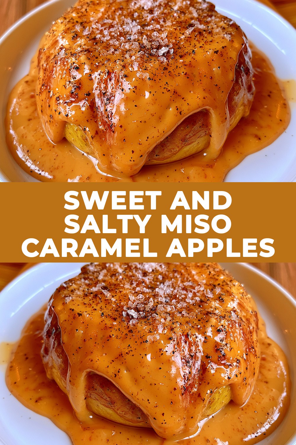 Sweet and Salty Miso Caramel Apples Recipe