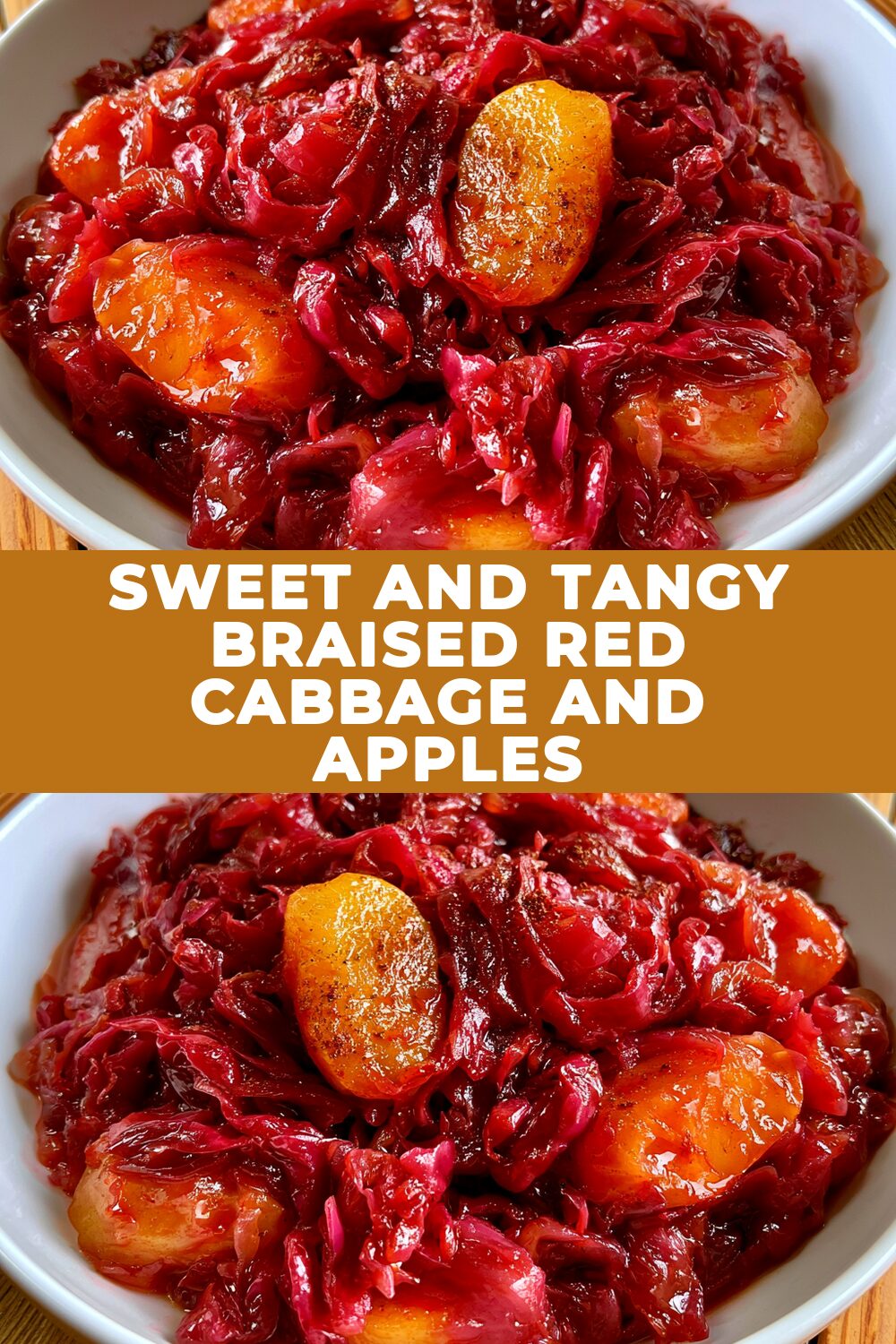 Sweet and Tangy Braised Red Cabbage and Apples Recipe