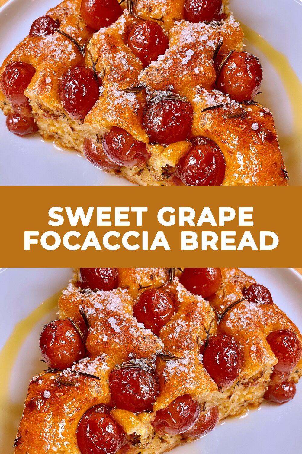 Sweet Grape Focaccia Bread Recipe