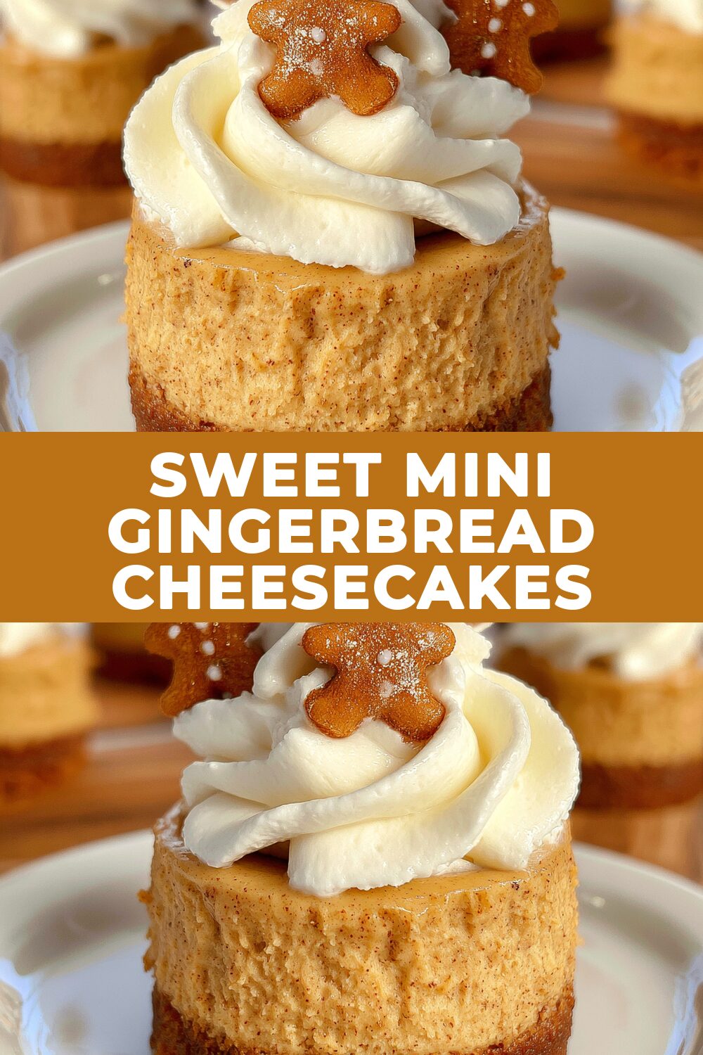 Sweet Mini Gingerbread Cheesecakes Recipe