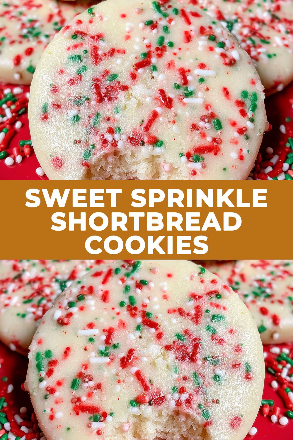 Sweet Sprinkle Shortbread Cookies Recipe
