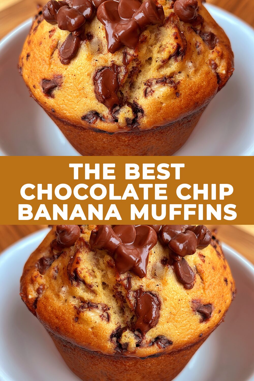 The Best Chocolate Chip Banana Muffins Recipe